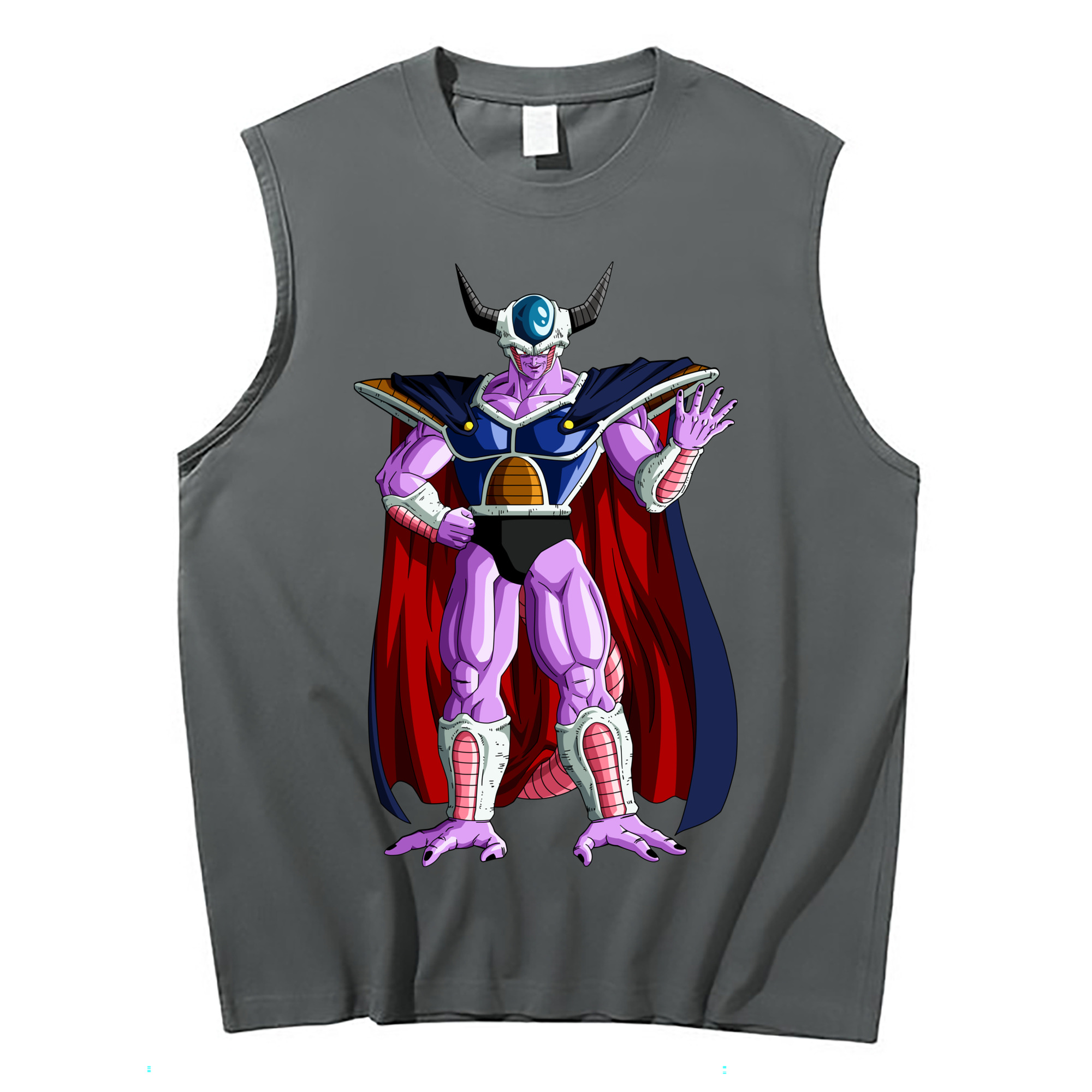 （画像用） ドラゴンボール コルド大王 DRAGON BALL King Cold コットン100％タンクトップ（フロントプリント）